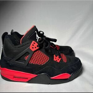 Size 6.5 - Nike Air Jordan 4 Retro GS Red Thunder Men's Shoes Ships Now